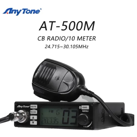 Anytone AT-500M CB радио 10 м иди и болтай walkie talkie “иди Youtube горячая Распродажа товары от производителей по низким хорошую связь на дальние