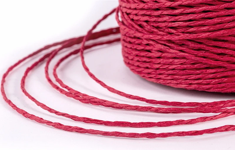  Bojay Wholesale Raffia Yarn Supplier Twine Paper Ribbon Rope For Gift Box Packing DIY Summer