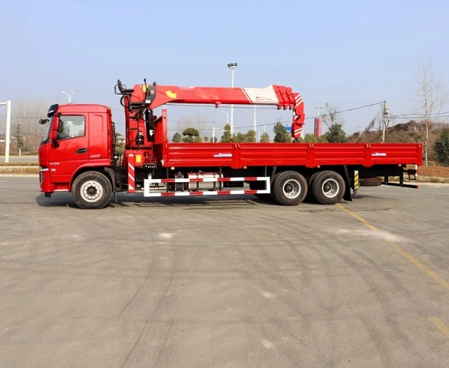 Shacman Cheap Price 21 Meter Telescopic Boom 10 Ton 12 Ton 8*4 Mobile Truck Mounted with Crane for Sale
