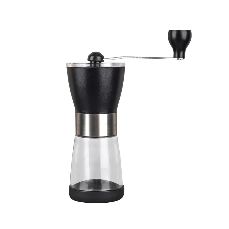 Portable Adjustable Manual Coffee Bean Mill With Ceramic Burs Stainless Steel Coffee Grinder