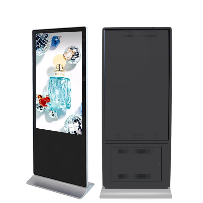 Advertising Player Android Windows System 4K Digital Signage and Displays Floor Standing LCD Indoor Totem Kiosk Touch Screen