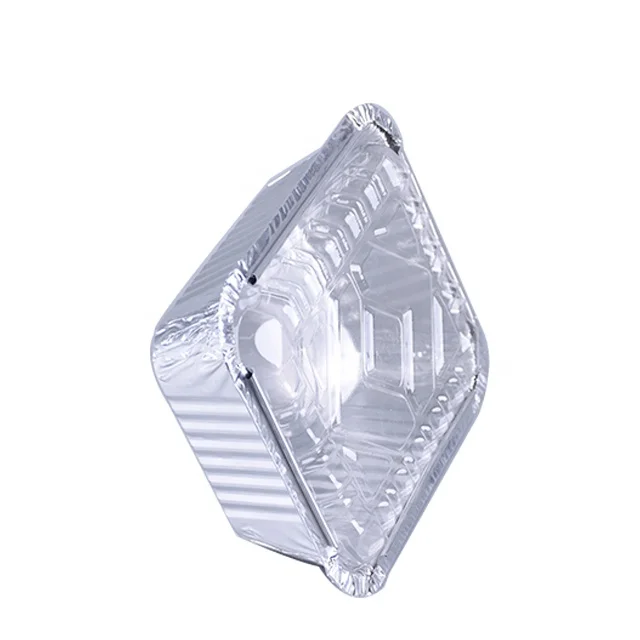 450ml Custom Aluminum Foil Pan Foil Box Keed Food Hot Catering Container With Lid