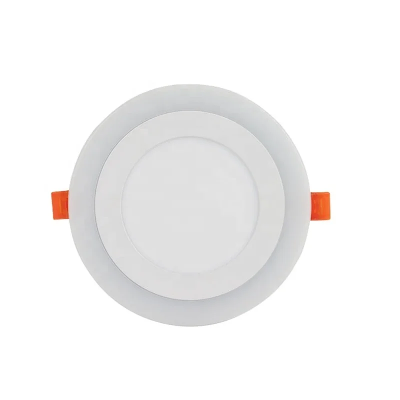
Indoor round square aluminum housing lamp importer 6w 9w 16w 24w cheap two colour recessed ceiling surface led panel light 
