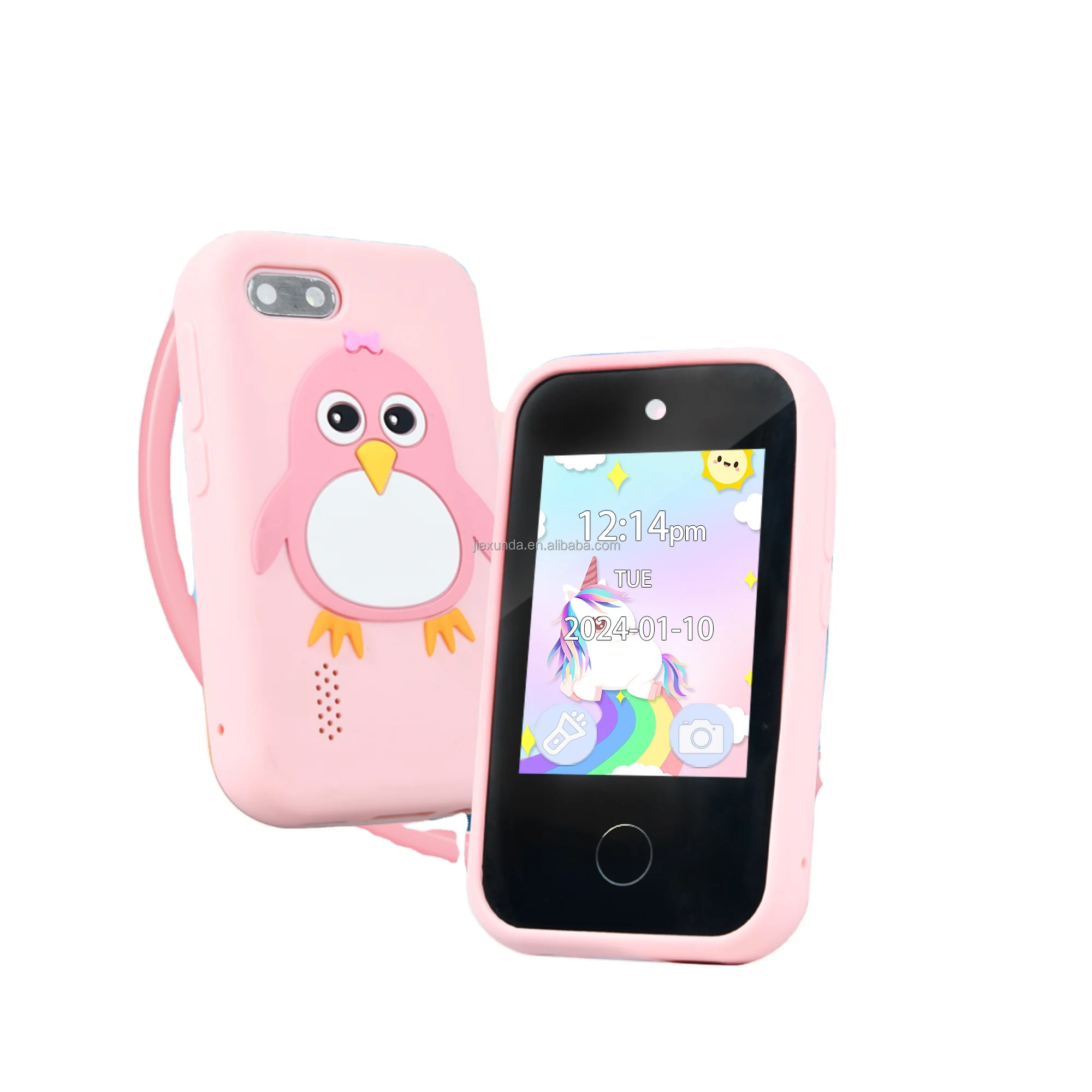 2024 New Version Educational Learning Game Toys Mobile Smart Cell Phone Light  Smartphone for Kids Child Children Hold As Gift