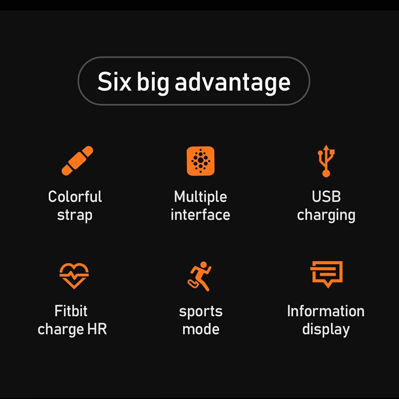 Hot Selling Smart Bracelet Color Display Heart Rate Fitness Tracker Waterproof Smart Wristband