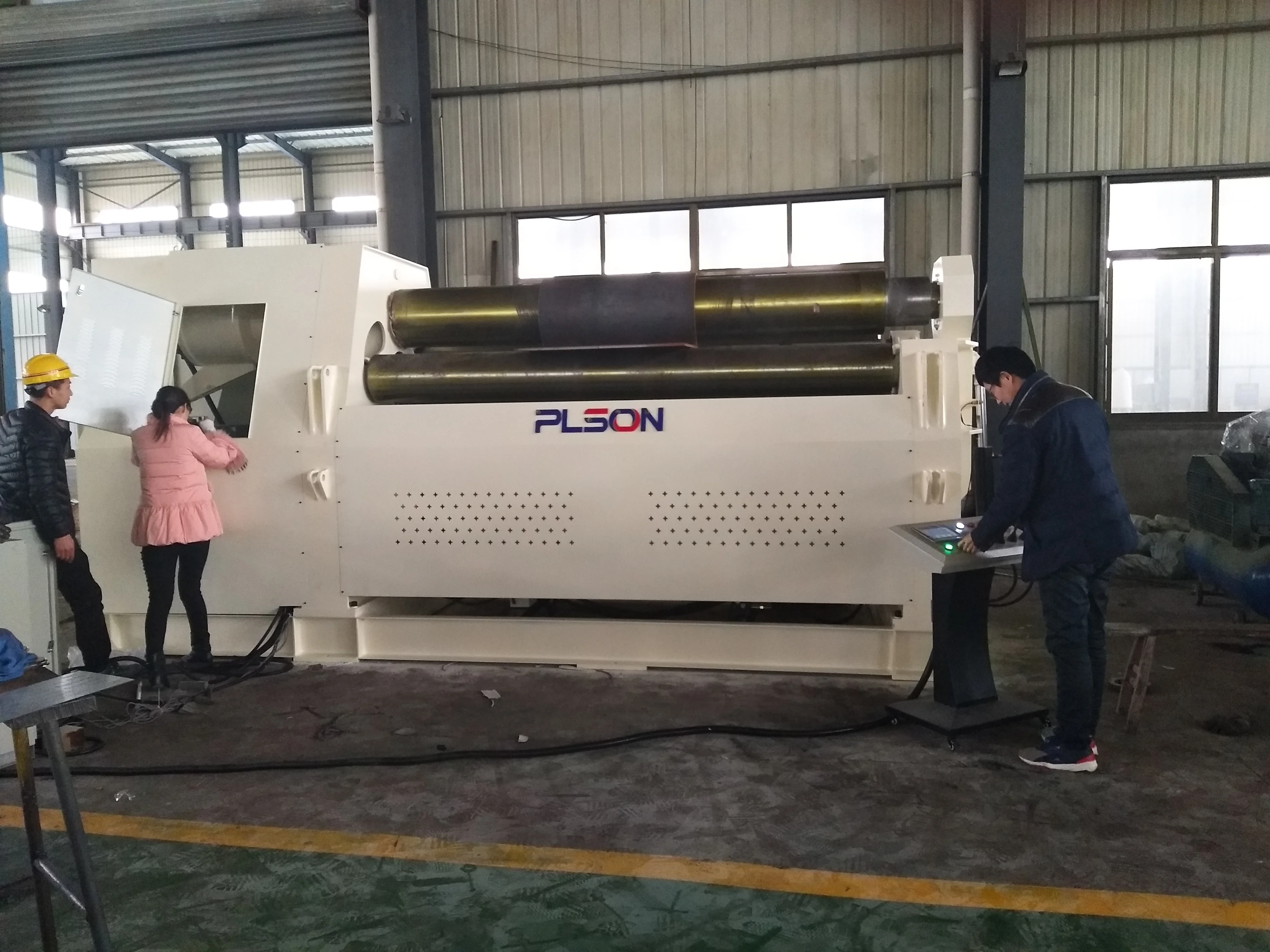 W12 80*3000 Heavy Duty Plate Rolling Machine Hydraulic 4 Roller Plate Bending Machine