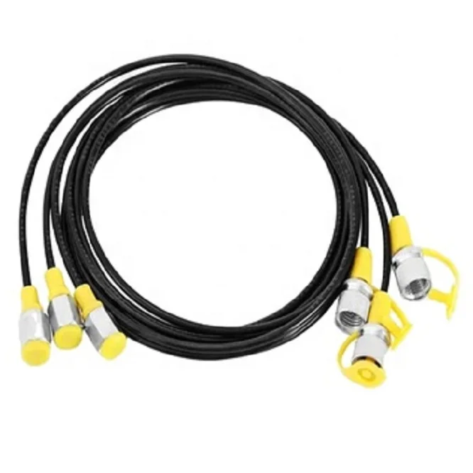 hydraulic pressure high oil flexible high pressure hose dn2 dn3 test hose end fitting