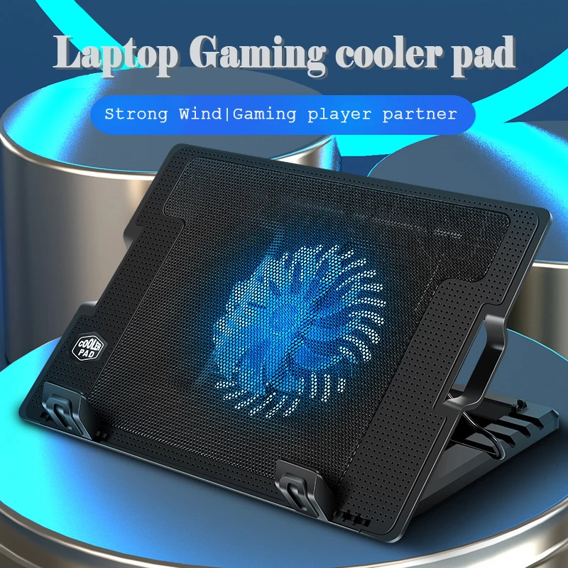 2022 Heights Adjustment Portable with 2 USB Ports up to 17 inch Laptop Cooling Pad Cooler Laptop Stand