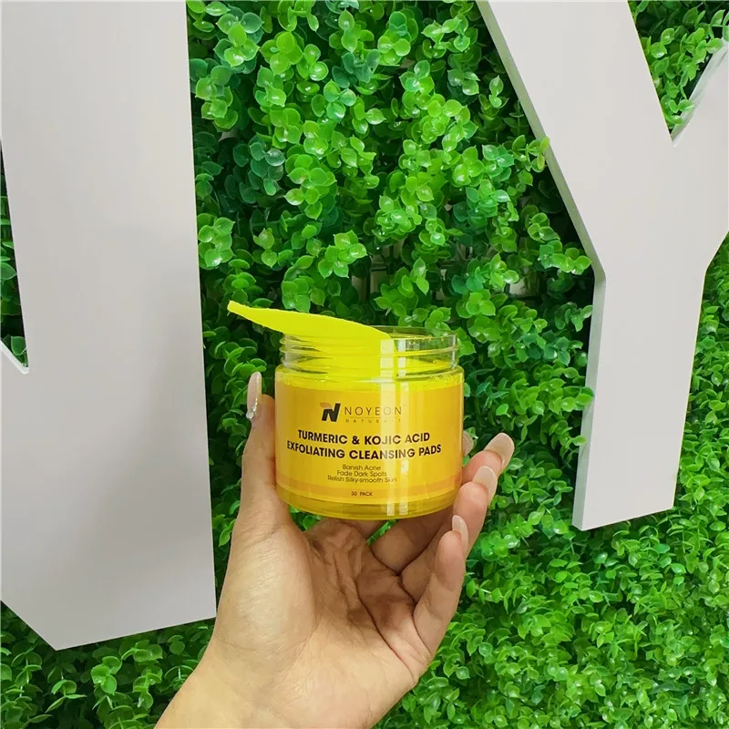 Noyeon & cleansing turmeric kojic acid and tumeric face cleanser pads with great price