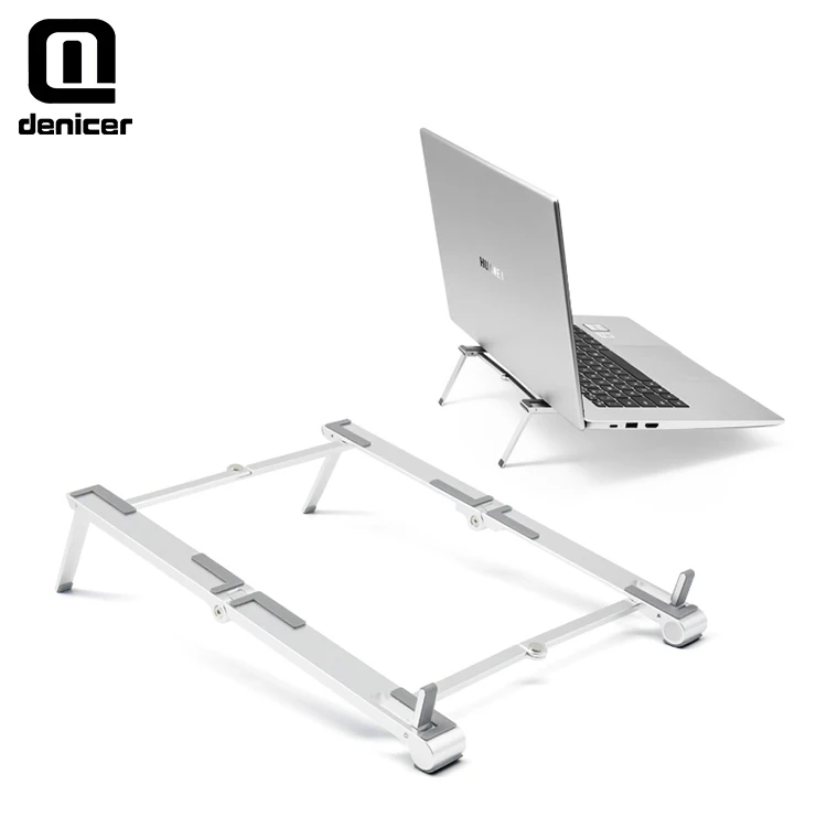 Adjustable Mobile Standing Desk Holder Mini Portable Laptop Stand
