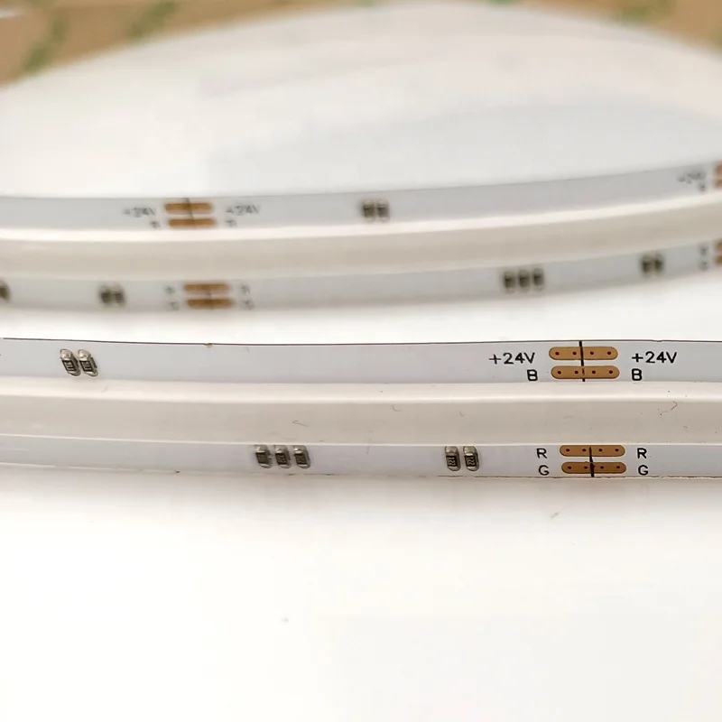 RTS Wholesale LED Tape Ribbon Light DC12V 24V 1134leds 12mm IP20 15W/M Dotless Flexible Strip Led Rgb