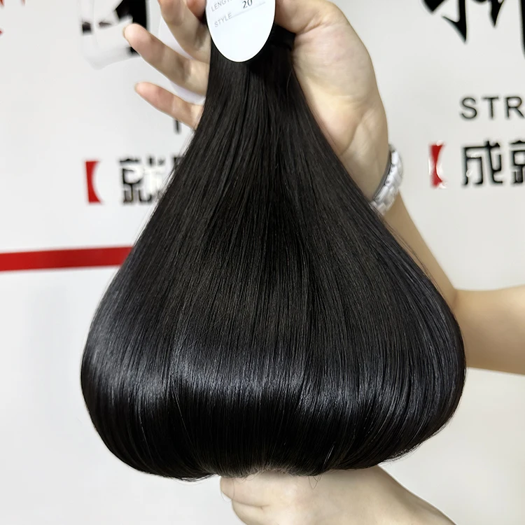 Необработанные необработанные вьетнамские 10 А Remy 40-дюймовые прямые человеческие волосы для наращивания оптом выровненные пучки кутикулы поставщик