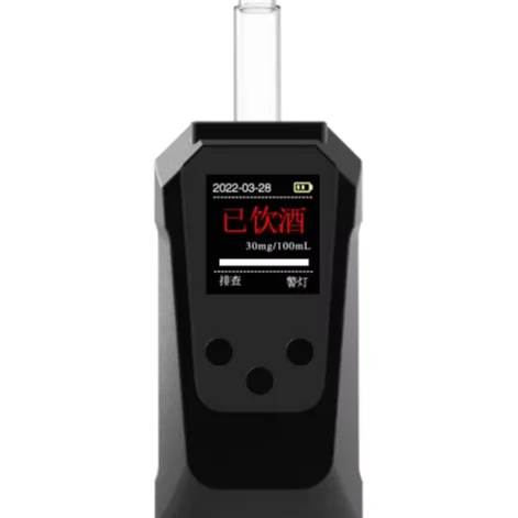 Portable Professional Digital Display Professional Alcohol Detector With Printer Breathalyzer