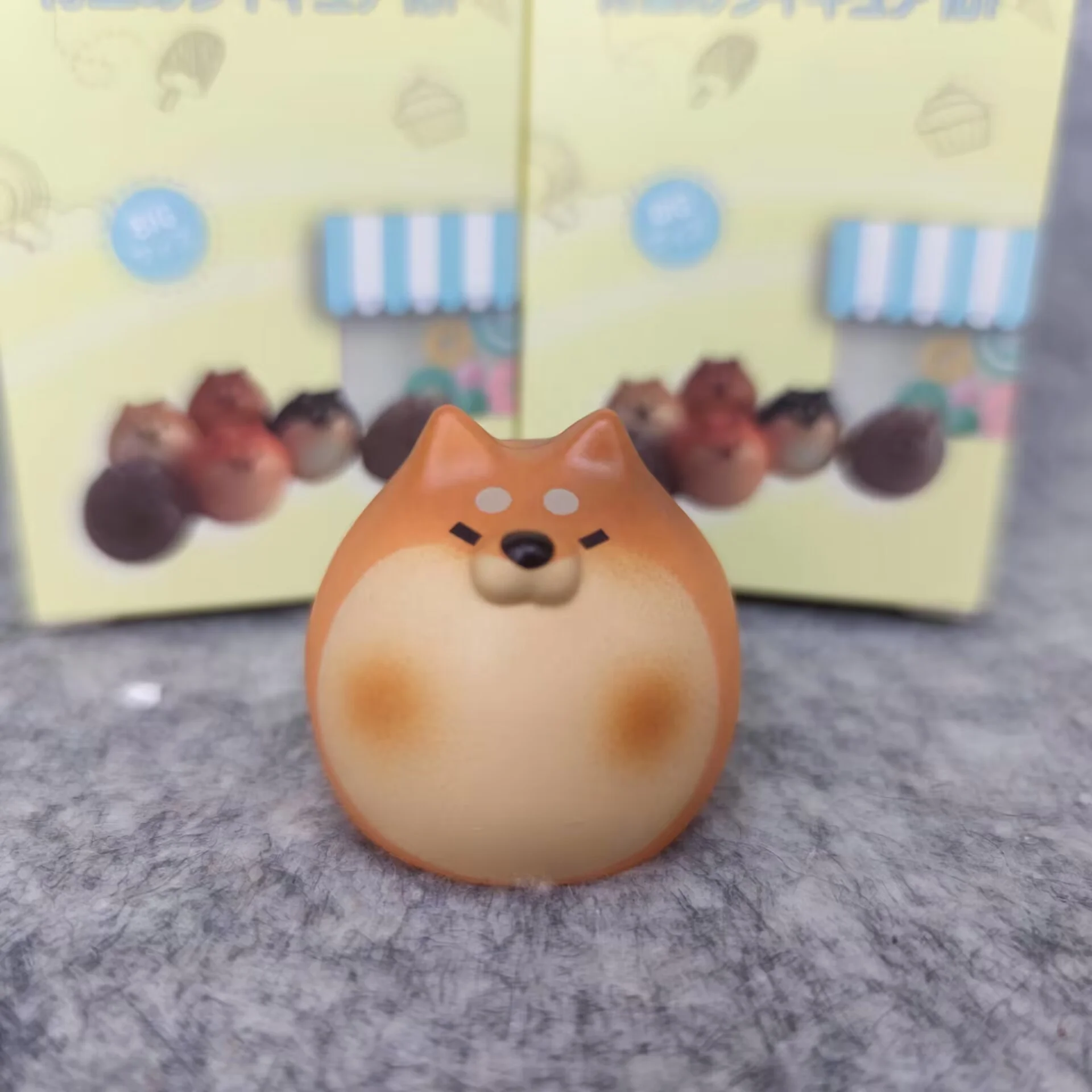Bestselling Wholesale pvc cartoon cute Model kawaii toy animal doll fat bread Shiba Inu Dog Mystery figure Blind Box