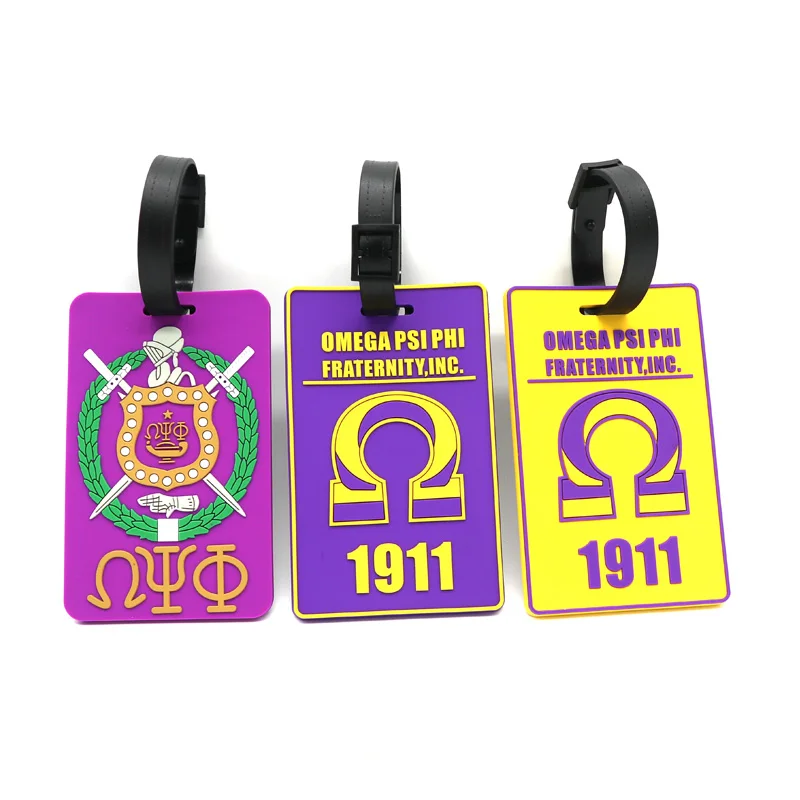 All Groups New Design Low Price Red Greek Luggage Tag Custom Colors Pattern Gift Travel Luggage Tag