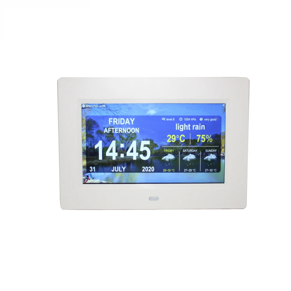 Download Free Mp3 Mp4 Calendar Led A3 A4 Plastic Video Playback 7 8 9 10 Inch Digital Photo Frame