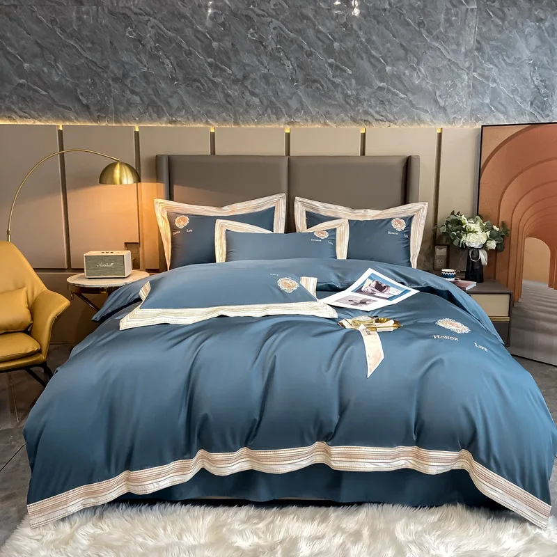 New design 100 cotton bedding set  article luxury bed sheet bedding set