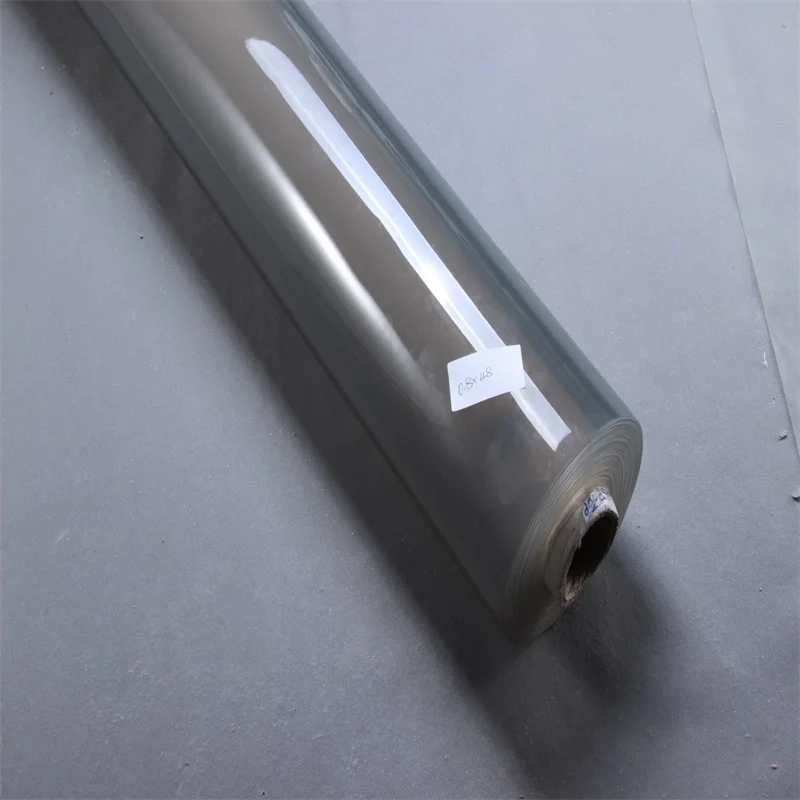 0.8mm Factory Manufacture PVC Vinyl Transparent Clear Film Sheet PVC Transparent Tablecloth Table Mat