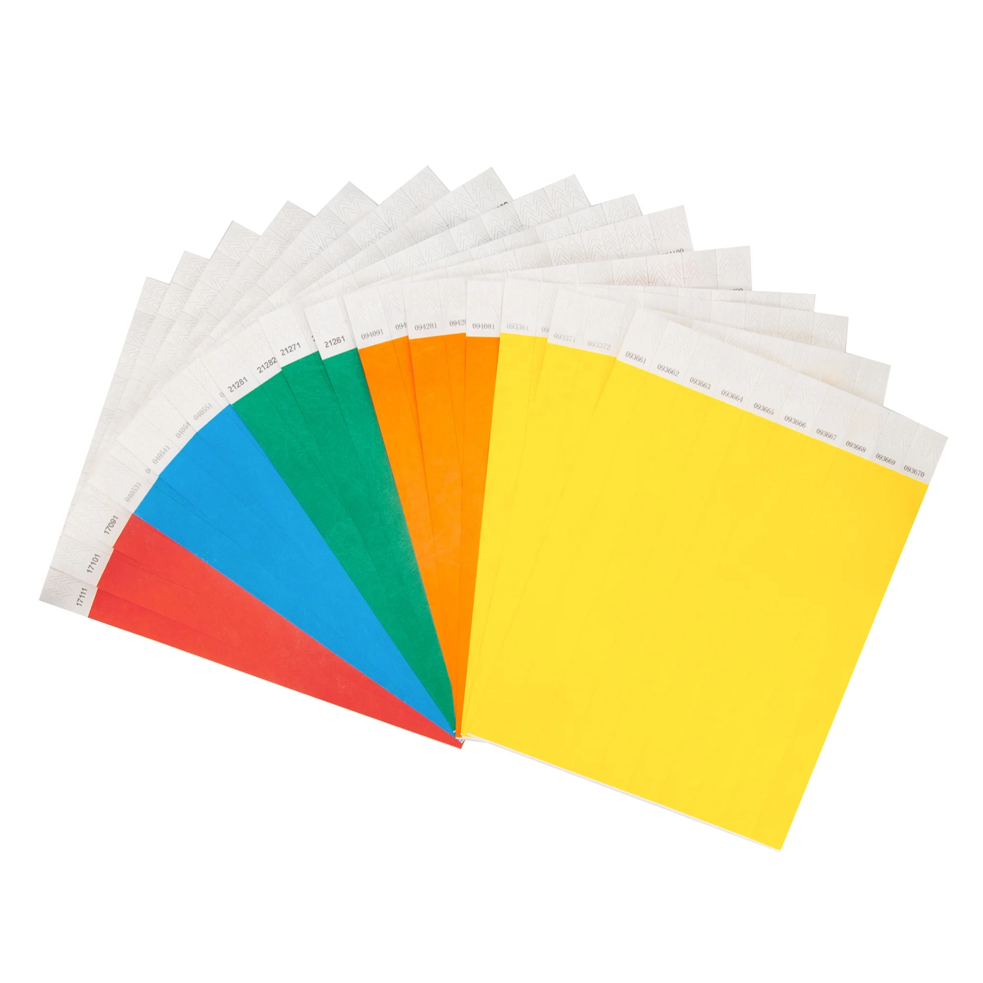 Новые оригинальные 3/4 одноразовые печатные браслеты tyvek для торжественных мероприятий