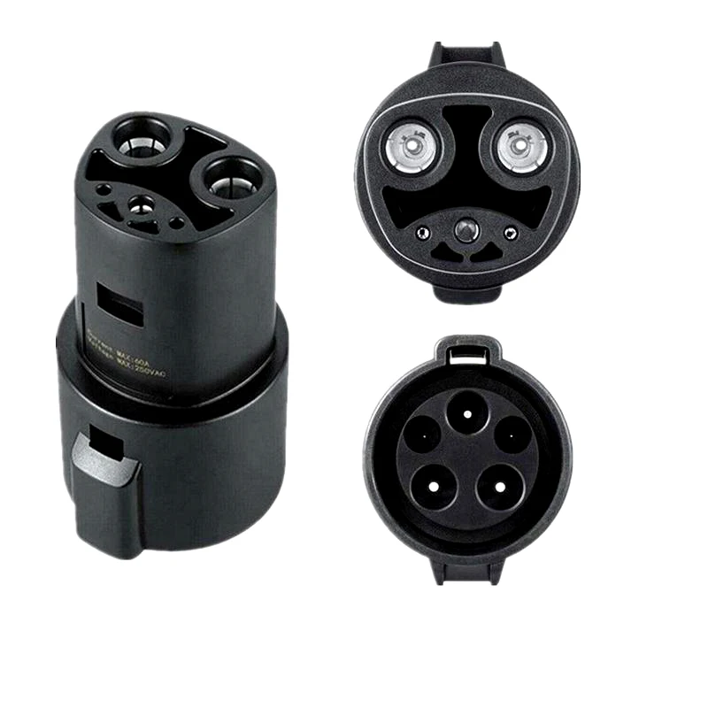 zencar tesla model y ev charger chademo adapter to sae j1772 supercharger 40a type1 charging adapter for tesla to j1772