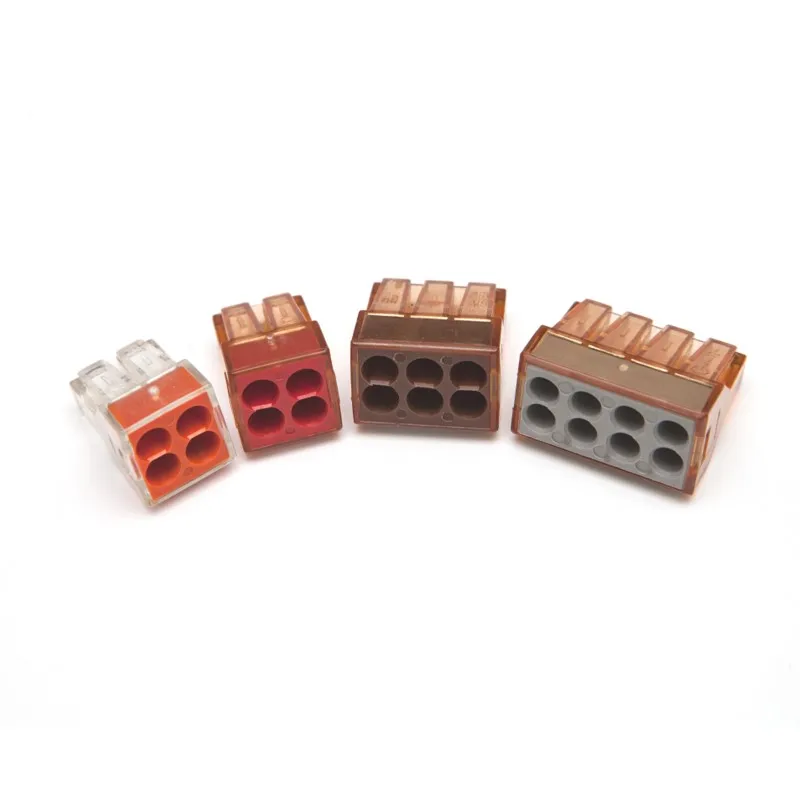 Factory directly 2 pin 3 pin quick electrical wire connector fast terminal block wiring connectors