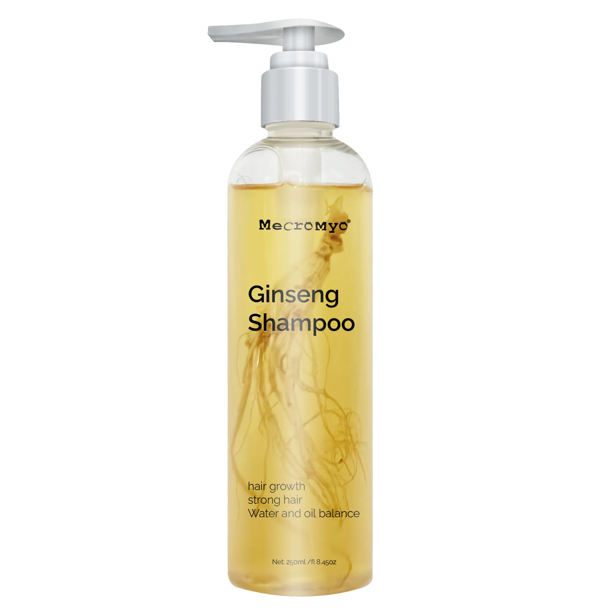 OEM/ODM Private Label Silicone-Free Vegan Moisturizing Smooth Anti-dandruff Oil Control Anti-hair Loss Ginseng Hair Shampoo