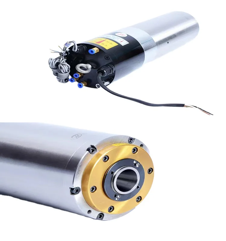 220V / 380V ER20 100mm diameter CNC milling machine 3KW water-cooled woodcarving spindle motor