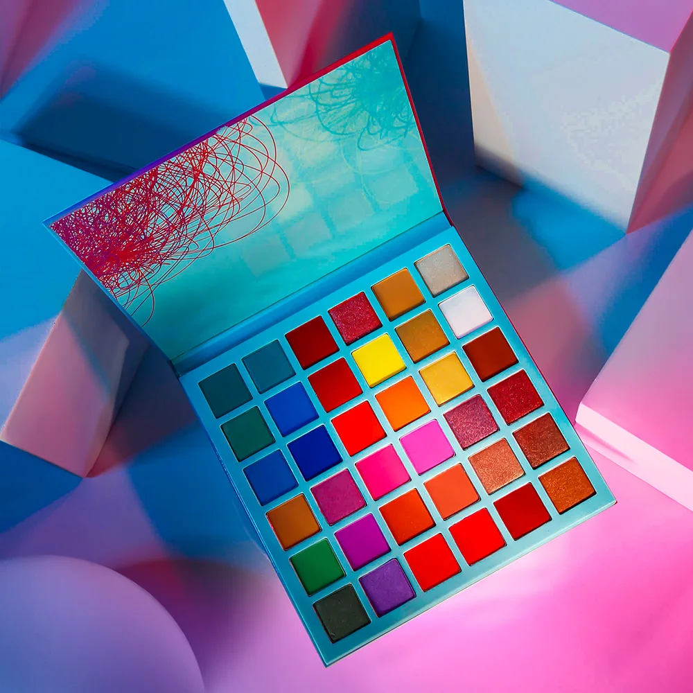 
High Pigment Eye Shadow Palette Wholesale 36 Colors Common Life Makeup Waterproof,high Pigment Powder 12 Months OEM Logo Design 