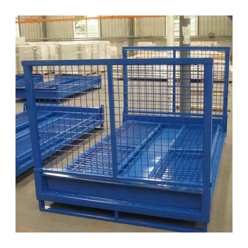 china quality wire mesh steel stackable pallet box