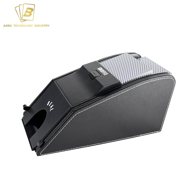 High Quality Automatic Poker Shuffling Machine, a Black Machine Carton Box Card Shuffler Machine Automatic High Standard 5 Pcs