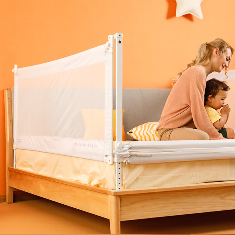 Adjustable Height Bybi Bed Rail For Toddlers, Portable Child Bed Rail Guard For Baby/