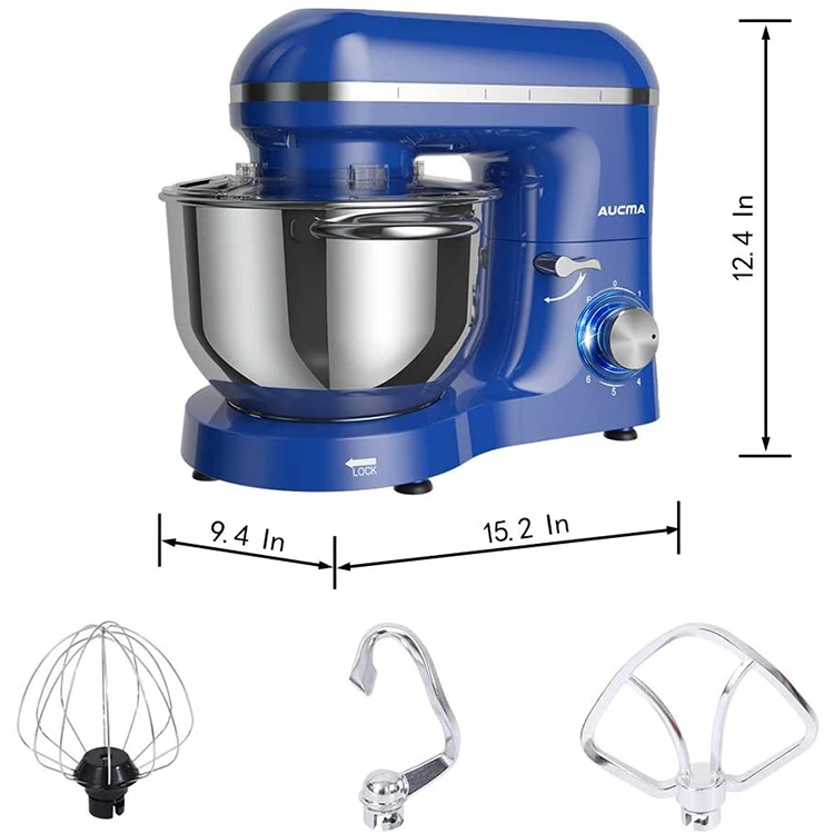 Hot Selling High Quality Vertical Mixer 5.5l 1100w Food Mixer Multi-Function