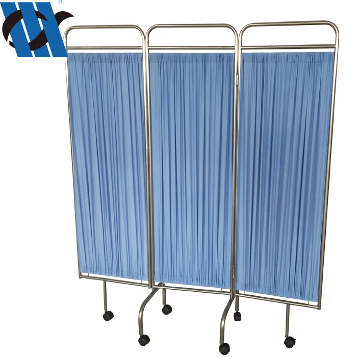 BDT215A Four Part hospital Curtains Wall Screen Used For Medical Curtain Screen Hospital Curtains