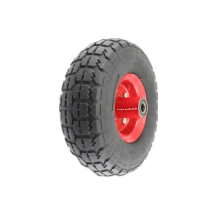 Spare Wheesl Parts Metal Rim Solid Rubber Tyre 200X50mm for Trailer Jockey  Wheels