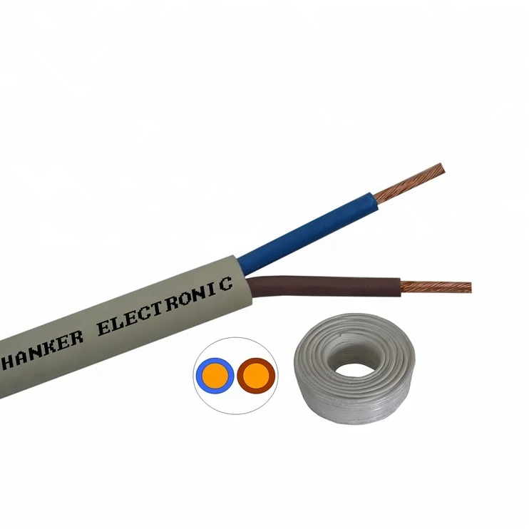 RVV Flexible PVC Sheathed Signal & Control Cable 2-8 Cores 0.3mm-24AWG Durable Copper Wire 5M Length