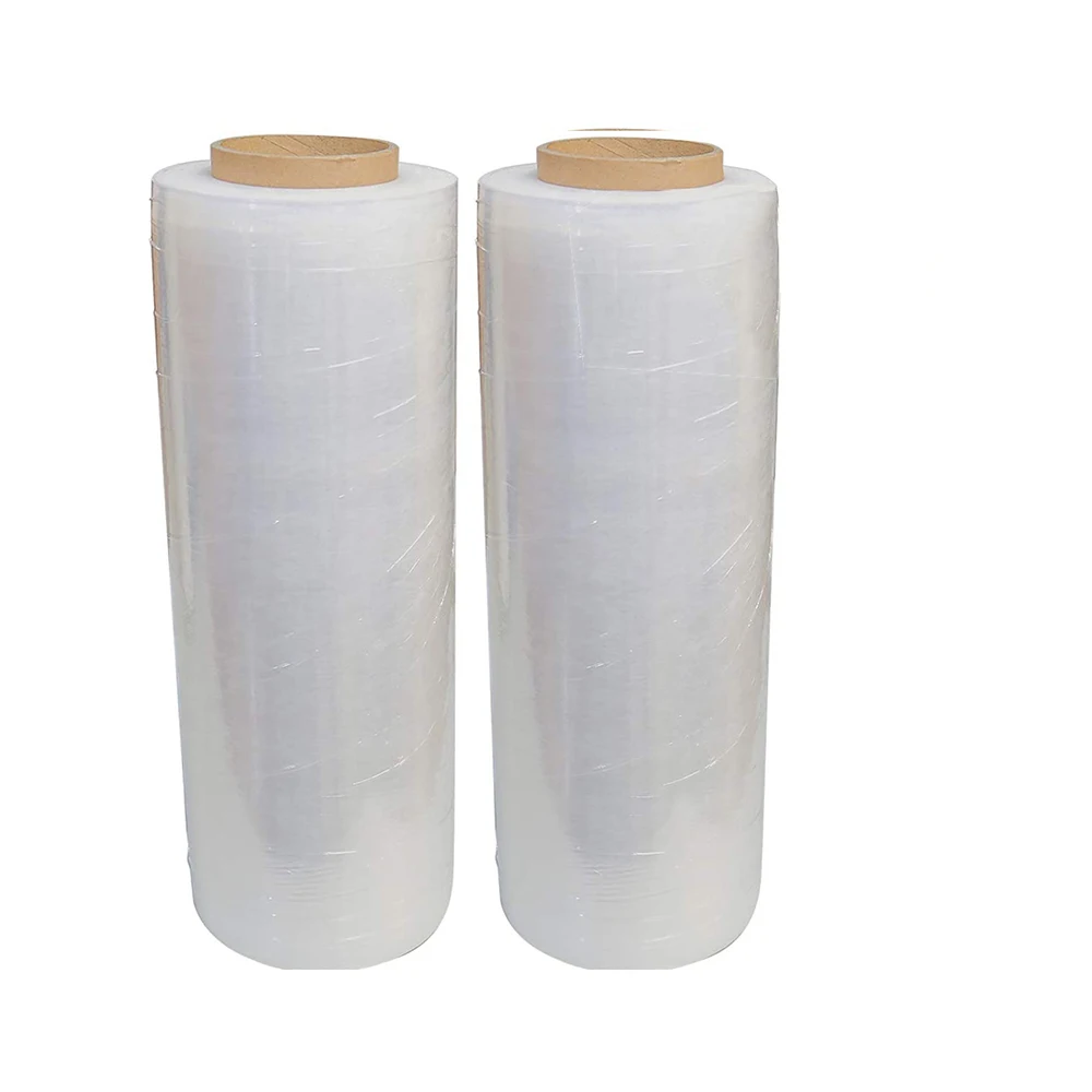 Sample Film High Flexibility Moistureproof Clear Color Roll LLDPE Stretch Film for Packaging