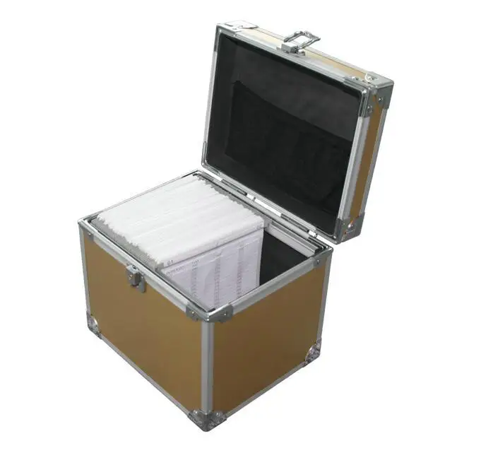 Customized  Aluminum CD Suitcase Shockproof Packaging Display Case Hardware Tools Storage Case