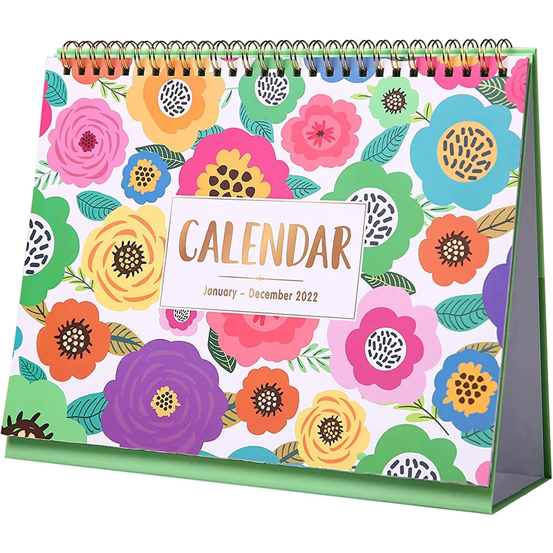 Wholesale company advertising 2022 muslim table calendar customization