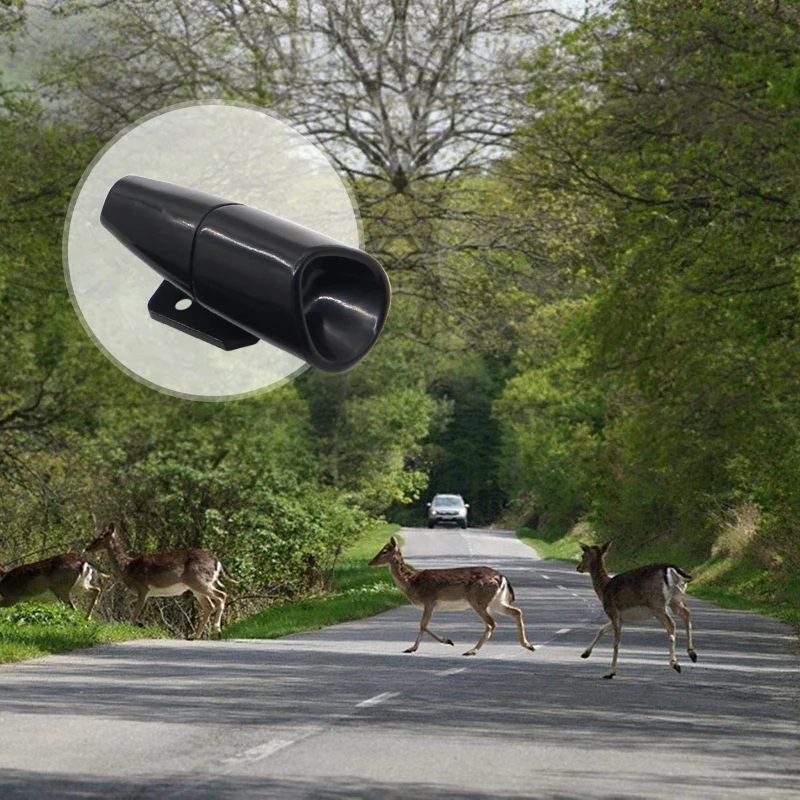 2 pack Ultrasonic Deer Warning Whistle Deer Alert Animal Alert