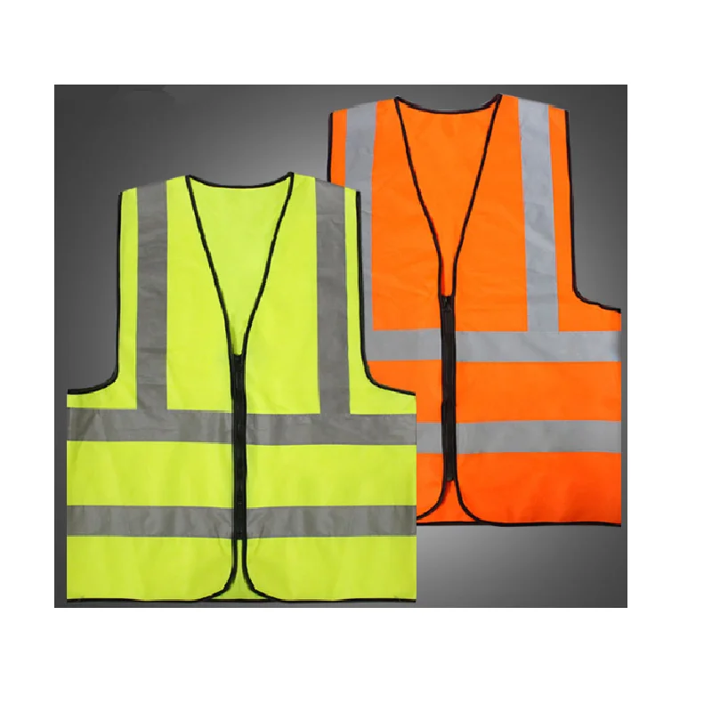 High Quality Wholesale Running Bike Custom logo print Reflective safety vest EN20471 CE standard reflect clothing warning vest