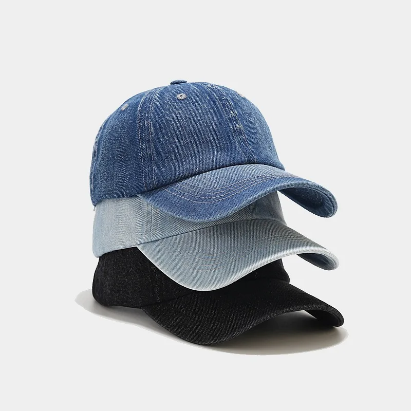 Summer baseball cap soft top smooth plate cowboy hat Casual sun shade cap wholesale