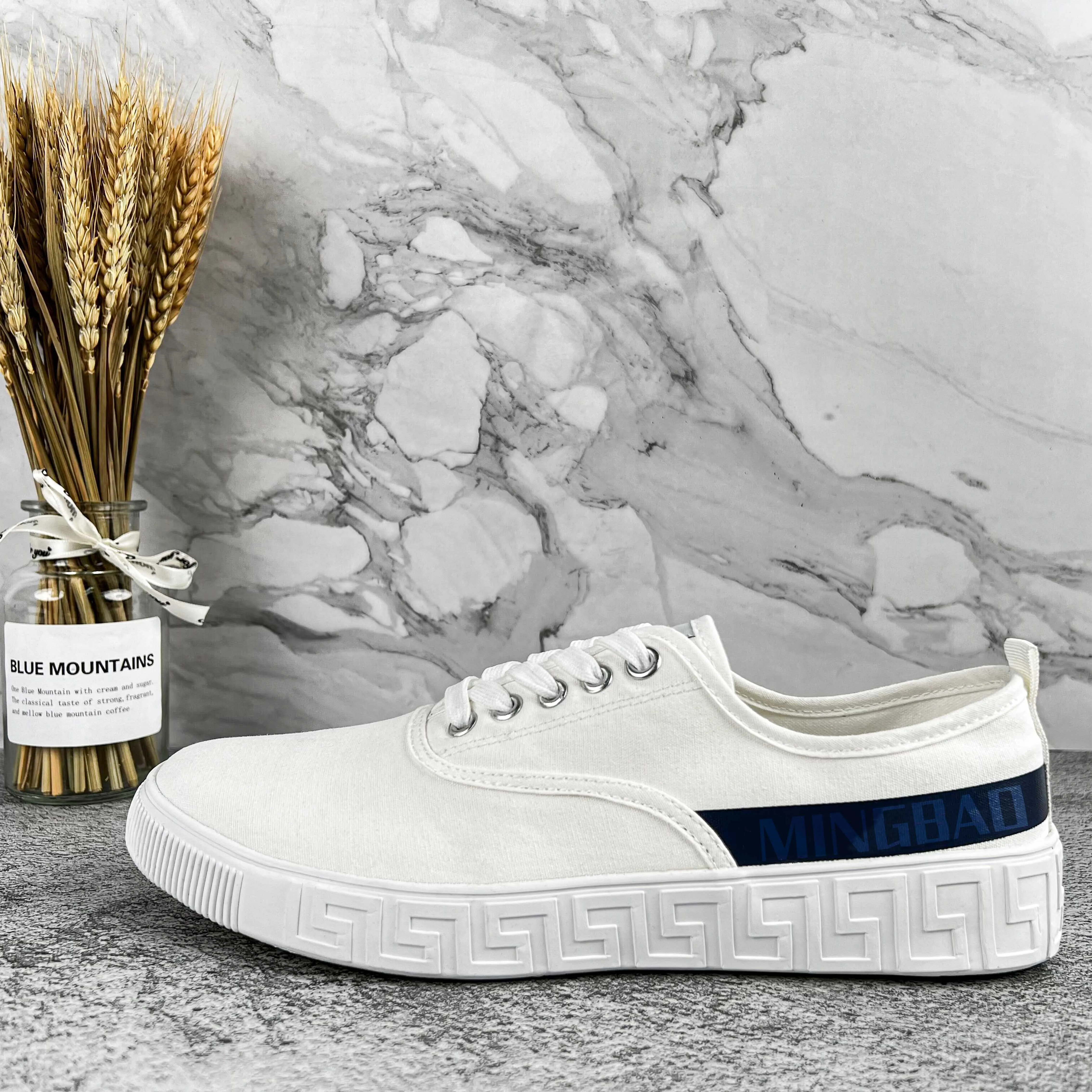 Cotton Insole Casual Shoes fashionable walking style shoes chaussures hommes men flats custom shoes manufacturers