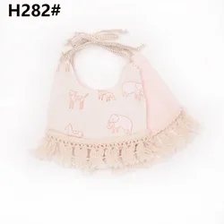 Моющиеся мягкие Регулируемый реверсивный нагрудники Цветок унисекс чистый органический хлопок кормления слюни и прорезывания зубов детские нагрудники