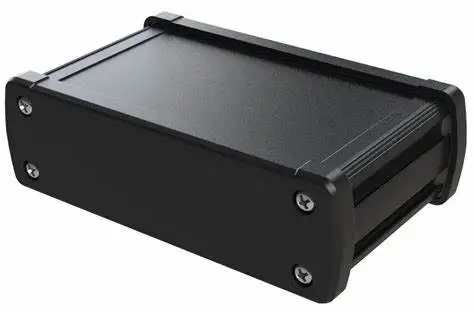 
OEM hot selling customized black aluminum enclosure 