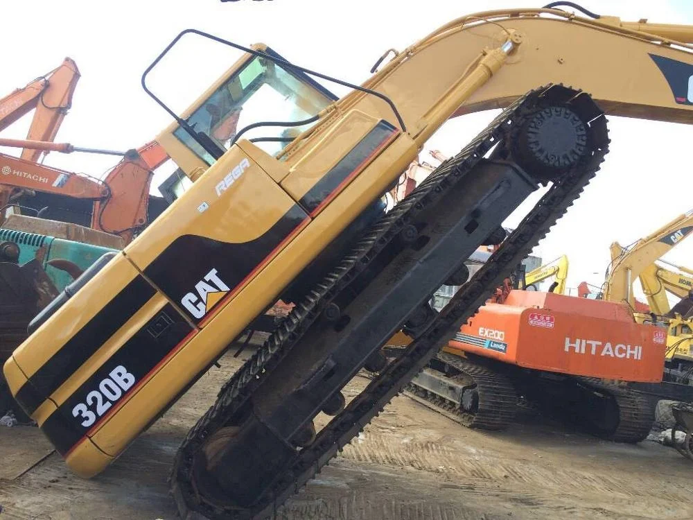 Original Brand Used Cat 320B Crawler Excavator Machine For Sale