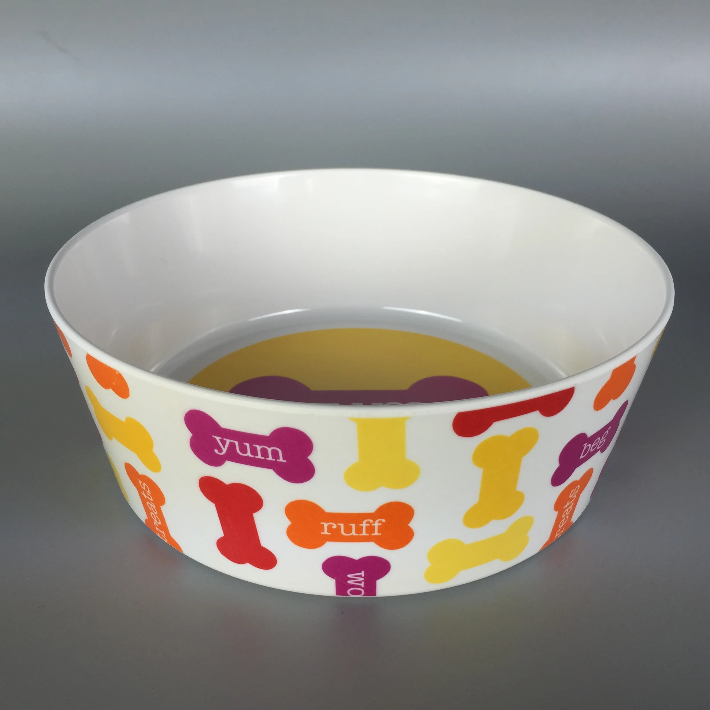 Hot selling Custom Melamine Pet Bowls & Feeders Outdoor Cat Melamine Personalize Dog Bowl