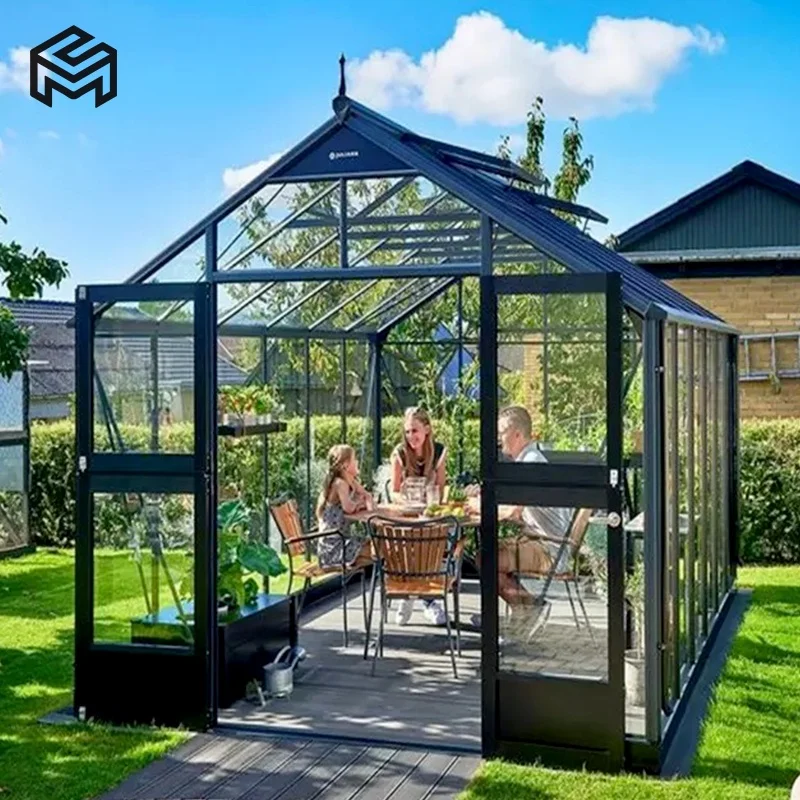 Customized Winter garden Sunrooms Glass Houses Aluminum Sunroom