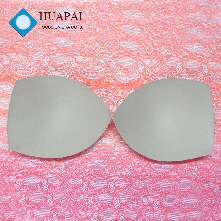 Pass OEKO TEX recycle fabric bra pad Factory price wholesale molded Sports Bra foam cup