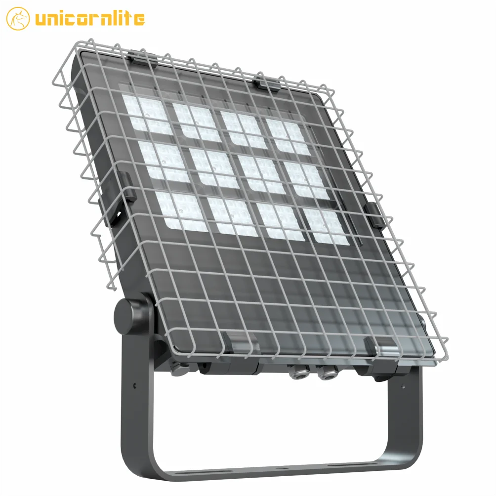 Led Flood Light ENEC Certificated Floodlight100w 200w 300w Outdoor Stadium Light An-ti Glaring 140lm/w