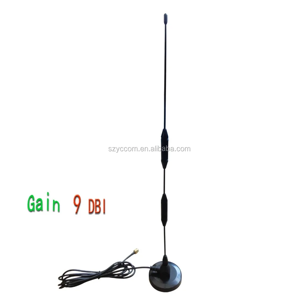 Оптовая продажа 850/900/1800/1900/2100 мГц антенны, GSM GPRS 3 г высокого усиления 9dBi квад-магнитная/присоски антенна